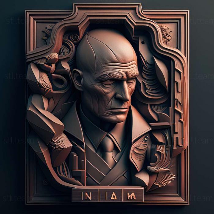 3D model Hitman game (STL)